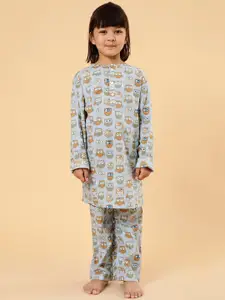 Biglilpeople Girls Printed Night suit