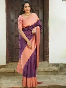 Glorisa Striped Zari Pure Silk Paithani Saree