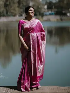 Glorisa Ethnic Motifs Pure Silk Mysore Silk Saree