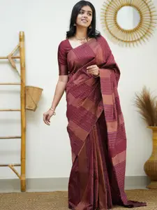 Glorisa Woven Design Zari Pure Silk Tussar Saree