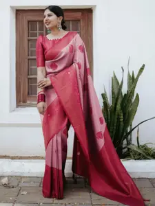 Glorisa Woven Design Zari Pure Silk Tussar Saree