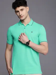Louis Philippe Sport Polo Collar Pure Cotton Slim Fit T-shirt