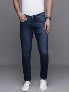 Louis Philippe Jeans Men Smart Slim Fit Light Fade Stretchable Jeans