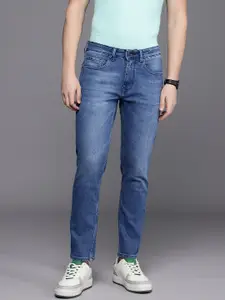 Louis Philippe Jeans Men Smart Slim Fit Light Fade Stretchable Jeans