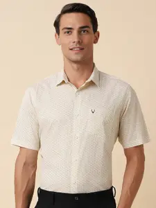 Allen Solly Slim Fit Print Half Sleeves Formal Shirts