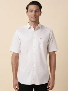 Allen Solly Slim Fit Print Half Sleeves Casual Shirts