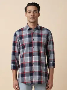 Allen Solly Custom Fit Tartan Checked Cotton Casual Shirt