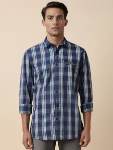 Allen Solly Custom Fit Tartan Checks Full Sleeves Casual Shirt