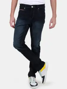 Duke Men Clean Look Mid-Rise Slim Fit Light Fade Stretchable Jeans