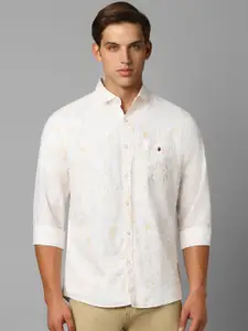 Louis Philippe Sport Abstract Printed Slim Fit Cotton Opaque Casual Shirt