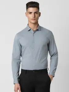 Peter England Slim Fit Cotton Formal Shirt