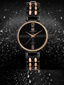 IIK COLLECTION Women Embellished Dial & Bracelet Style Straps Analogue Watch IIK-1081W