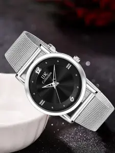 IIK COLLECTION Women Round Dial Bracelet Style Straps Analogue Watch