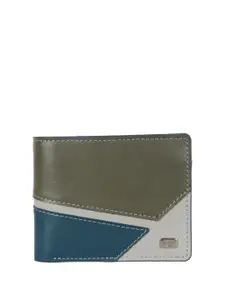Baggit Men Colourblocked PU Two Fold Wallet