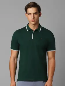 Louis Philippe Sport Polo Collar Pure Cotton Slim Fit T-shirt