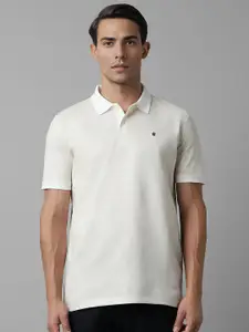 Louis Philippe Sport Polo Collar Pure Cotton Slim Fit T-shirt