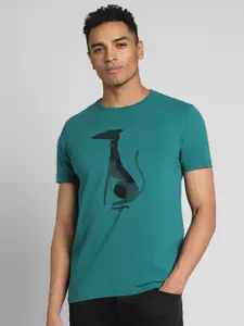 SIMON CARTER LONDON Graphic Printed Slim Fit T-shirt