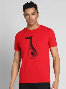 SIMON CARTER LONDON Graphic Printed Slim Fit T-shirt