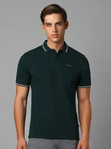 Louis Philippe Jeans Polo Collar Pure Cotton Slim Fit T-shirt