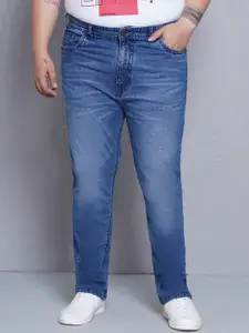 John Pride Men Plus Size Heavy Fade Stretchable Jeans