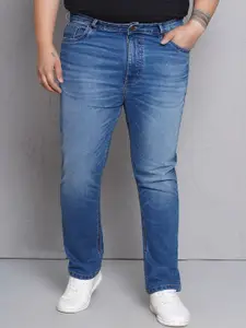 John Pride Men Plus Size Heavy Fade Stretchable Jeans
