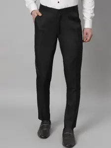 RAGZO Men Slim Fit Mid-Rise Formal Trousers