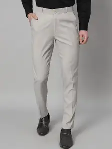 RAGZO Men Slim Fit Mid-Rise Formal Trousers
