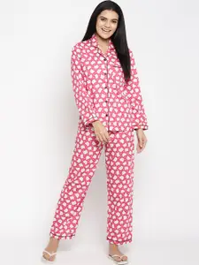 shopbloom Printed Pure Cotton Night suit