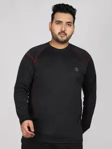 CHKOKKO Round Neck Long Sleeves T-shirt