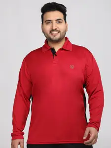 CHKOKKO Polo Collar Training or Gym Sports T-shirt