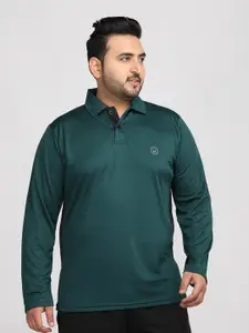 CHKOKKO Polo Collar Long Sleeves T-shirt