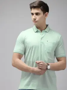 Van Heusen Polo Collar Pure Cotton Slim Fit T-shirt With Chest Pocket