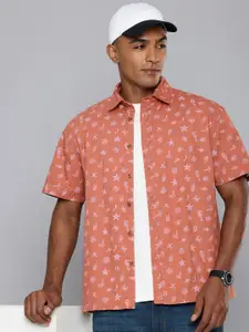 Aeropostale Nautical Printed Relaxed Fit Pure Cotton Casual Shirt