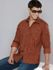 Aeropostale Floral Printed Pure Cotton Casual Shirt