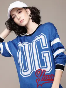 The Roadster Lifestyle Co. Typography Longline Pullover