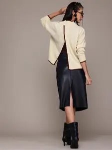 The Roadster Lifestyle Co. Pure Acrylic Pullover With Back Slit