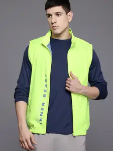 HRX by Hrithik Roshan Rapid-Dry Reflective Strip Training Tailored Jacket