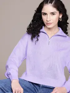 The Roadster Lifestyle Co. Half-Zipper Acrylic Pullover