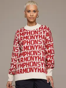 The Roadster Lifestyle Co. Typography Detail Acrylic Pullover