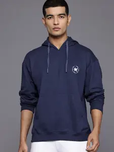 HRX by Hrithik Roshan Back Print Hooded Lifestyle Sweatshirt