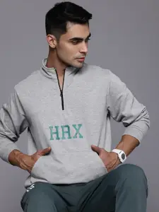 HRX by Hrithik Roshan Grey Melange Sweatshirt