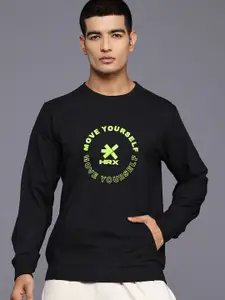 HRX by Hrithik Roshan Typography Print Training Sweatshirt
