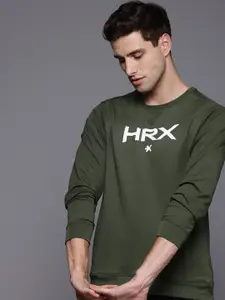 HRX by Hrithik Roshan Solid Regular Sweatshirt