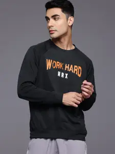 HRX by Hrithik Roshan Printed Training Sweatshirt