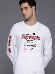 HRX by Hrithik Roshan Regular Typography Printed Sweatshirt