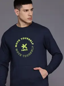 HRX by Hrithik Roshan Printed Outdoor Sweatshirt