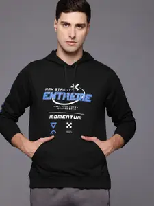 HRX by Hrithik Roshan Printed Hooded Lifestyle Sweatshirt