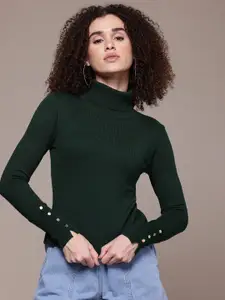 The Roadster Lifestyle Co. Turtle Neck Acrylic Pullover