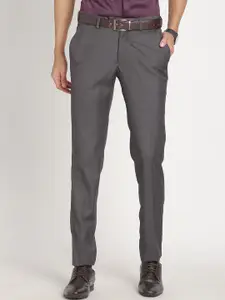 Turtle Men Tailored Mid Rise Slim Fit Formal Trouser