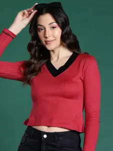 DressBerry Pure Acrylic Crop Pullover